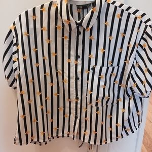 Topshop Bubblebee Blouse